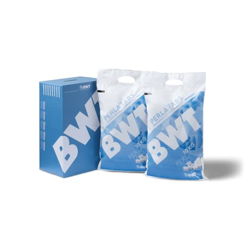 BWT Perla Tabs 100 kg | Regeneriersalz für Enthärtungsanlagen | 99,9% Reinheitsgrad | Praktische 10 kg Säcke | Optimale Pflege | 10 x 10 kg Säcke