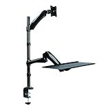 LogiLink BP0030 Sitz-/Steharbeitsplatz Monitor-Schreibtischhalterung 33-68,5 cm (13-27 Zoll) schwarz