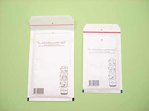 MAILmedia Luftpolster-Versandtaschen, Typ A11, weiß, 8 g Außenmaße: 120 x 175 mm, Innenmaße: 95 x 165 mm (411100)