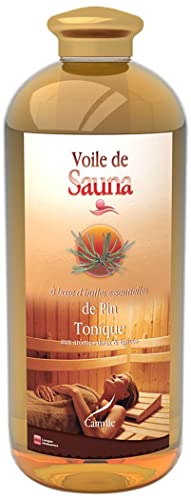 Camylle - Voile de Sauna - Saunaduft aus reinen ätherischen Ölen - Kiefer - Tonisch - 1000ml