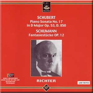 Schubert - Piano Sonata No. 17 in D Major, Op. 53, D. 850 / Schumann - Fantasiestucke, Op. 12 - Sviatoslav Richter (CD)