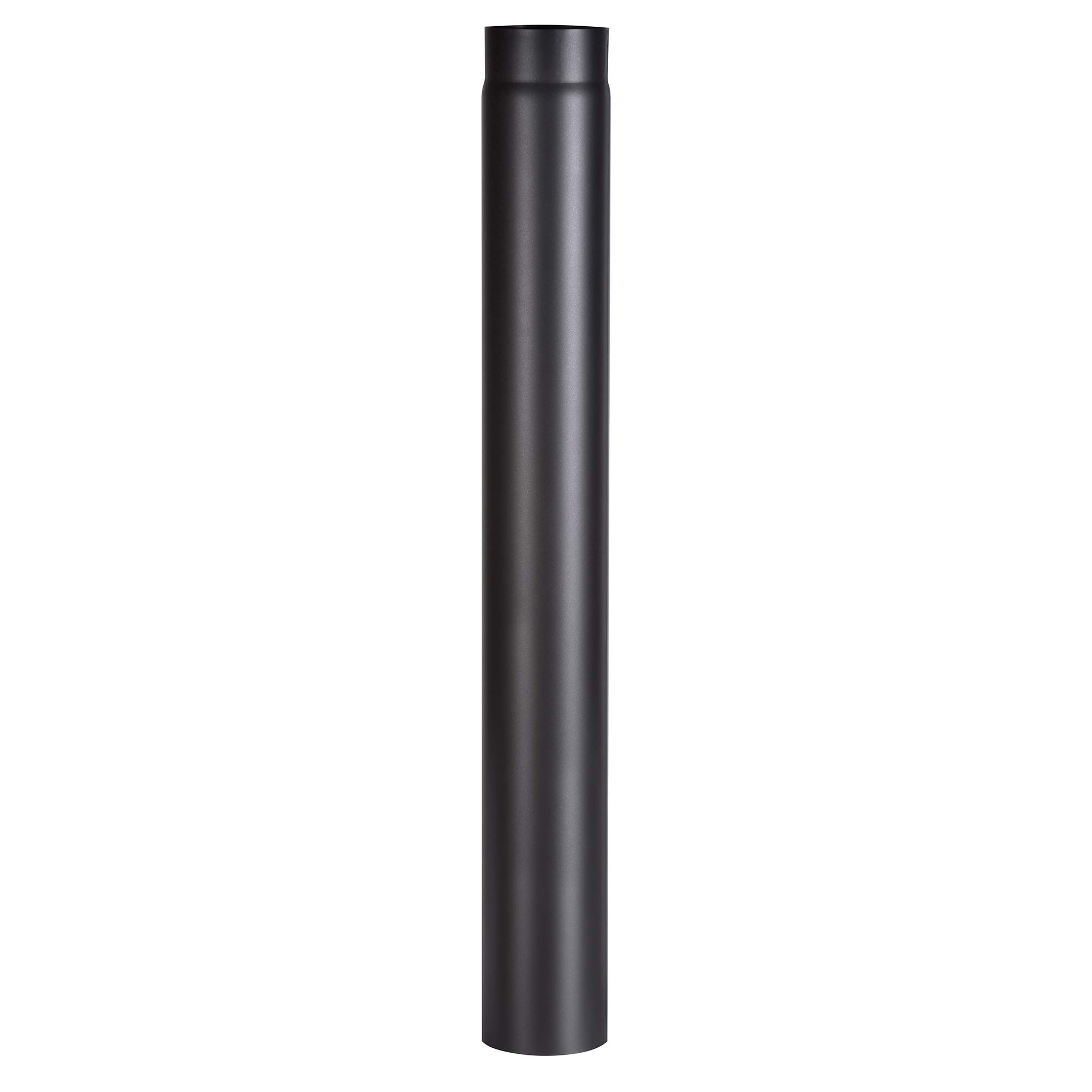 FIREFIX R120/1 Ofenrohr, Schwarz, ⌀ 120 mm, Länge: 1000 mm