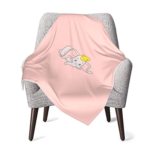 Hdadwy Komfort Babydecke, rosa Dumbo weiche warme Decke für Neugeborene Kinderwagen Reisen im Freien