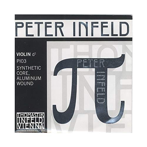 Thomastik Einzelsaite für Violine 4/4 Peter Infeld Synthetic Core - D-Saite synthetischer Kern, Alu umsponnen, medium