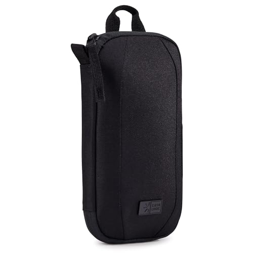 Case Logic Invigo Elektronische Tasche aus Polyester, 9-1/8" H x 4-1/2" W x 2-1/4" D, 66% recycelt, schwarz, schwarz, Schwarz