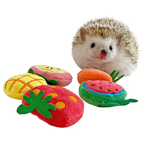Handgefertigtes Spielzeug für kleine Tiere, Obst für Igel, Meerschweinchen, Hamster, kleines Haustierspielzeug, Geschenk, Fotoshooting, Käfigzubehör