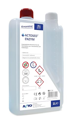 ACTOSED® ENZYM Reinigungs- und Desinfektionsmittel für medizinische Instrumente und Endoskope (1 L)