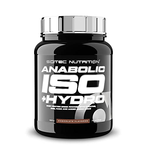 Scitec Nutrition Anabolic Iso + Hydro, Whey Protein mit Kreatin, HMB, Maca und Aminosäuren, 920 g, Schokolade
