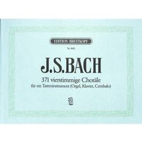 371 vierstimmige Choräle BWV 253-438 u.a. für Orgel - Breitkopf Urtext (EB 8610)