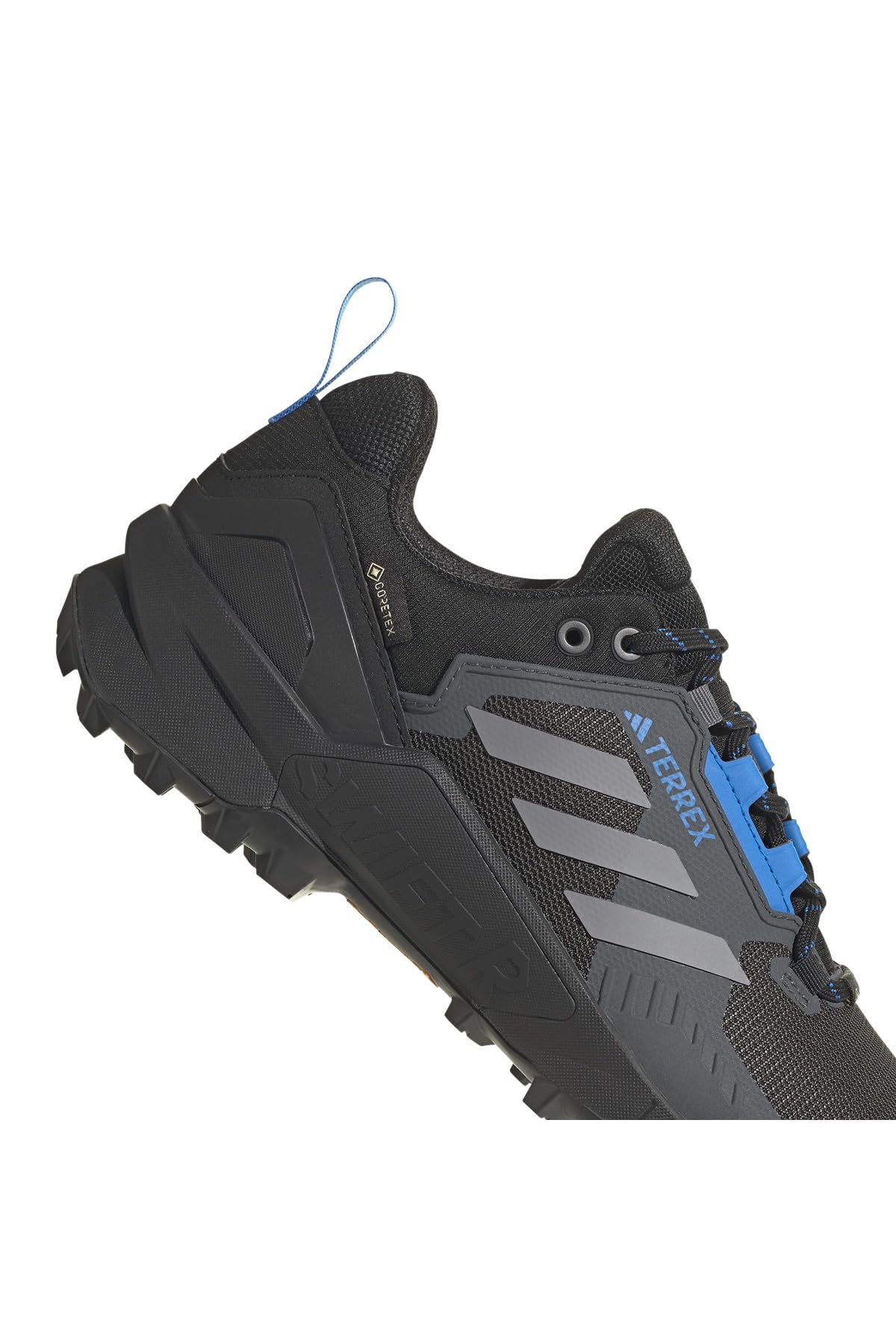 adidas Herren Terrex Swift R3 GTX Sneaker, core Black/Grey Three/Blue Rush, 42 2/3 EU