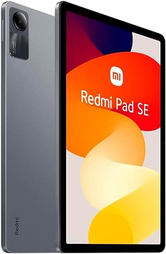 Xiaomi Redmi Pad SE Only WiFi 27.9 cm Octa Core 4 Speakers Global ROM Dolby Atmos 8000mAh Bluetooth 5.3 8MP + (33w Dual USB Fast Car Charger Bundle) (Graphite Gray Global, 256GB + 8GB)