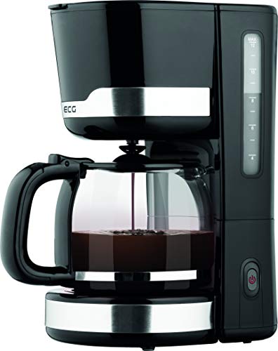 ECG KP 2115 Black Kaffeemaschine, Kunststoff, 1.5 liters