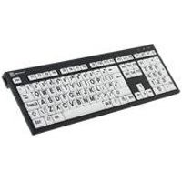 LogicKeyboard XL Print NERO - Tastatur - German QWERTZ - Schwarz auf Weiß (LKB-LPBW-BJPU-DE)