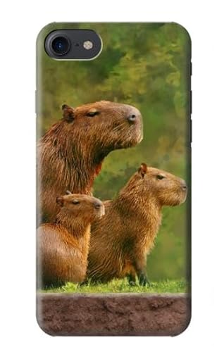 Innovedesire Capybara Family Giant Meerschweinchen Hülle für iPhone 7, iPhone 8, iPhone SE (2020) (2022)