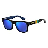 Havaianas Unisex Paraty/m Sunglasses, KVF/Z0 BK STRPD BK, 50