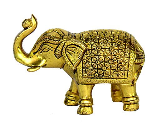 eSplanade Maharaja Elefant aus Messing, handgefertigt, 7,6 cm