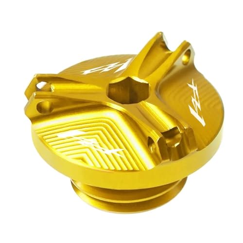 Motorrad-Öldeckel Motorrad Motorölablassschraube Mutter Cup Plug Abdeckkappe Schraube Ölfilterkappe Schraube Für Ya-m FZ1 FZ1/Fazer 2006–2015 (Color : Yellow, Size : B)