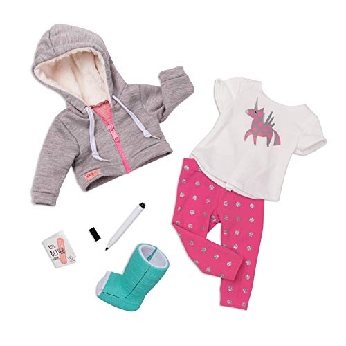 Our Generation BD30284 Deluxe Get Well Soon Outfit