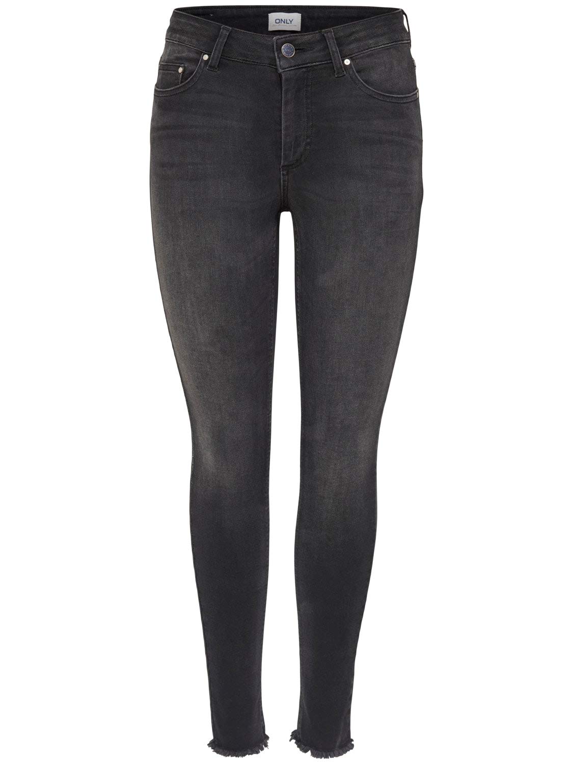 ONLY Damen Blush Jeans, Black Denim, L/34. EU
