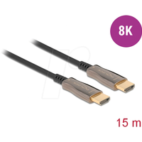 DELOCK 84037 - Aktiv Optisches HDMI Kabel (AOC), 8K 60Hz, 15 m