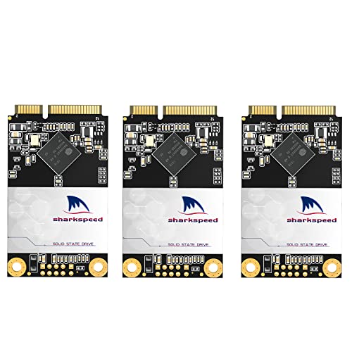 mSATA SSD 128 GB Sharkspeed Plus internes Mini-SATA-SSD-Laufwerk (3D-NAND, Solid-State-Laufwerk für Mini-PC, Notebooks, Tablets)