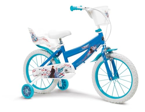 16 Zoll Kinder Mädchen Fahrrad Kinderfahrrad Mädchenfahrrad Mädchenrad Rad Disney Frozen die Eiskönigin ELSA Toimsa 21871W