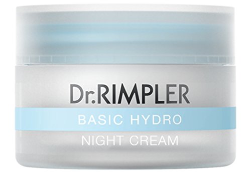 Dr. Rimpler Basic Hydro Night Cream - gehaltvolle Nachtcreme für das Gesicht zur Stärkung der Widerstandskraft der Haut, intensive Nachtpflege, vegane Gesichtscreme (1 x 50 ml)