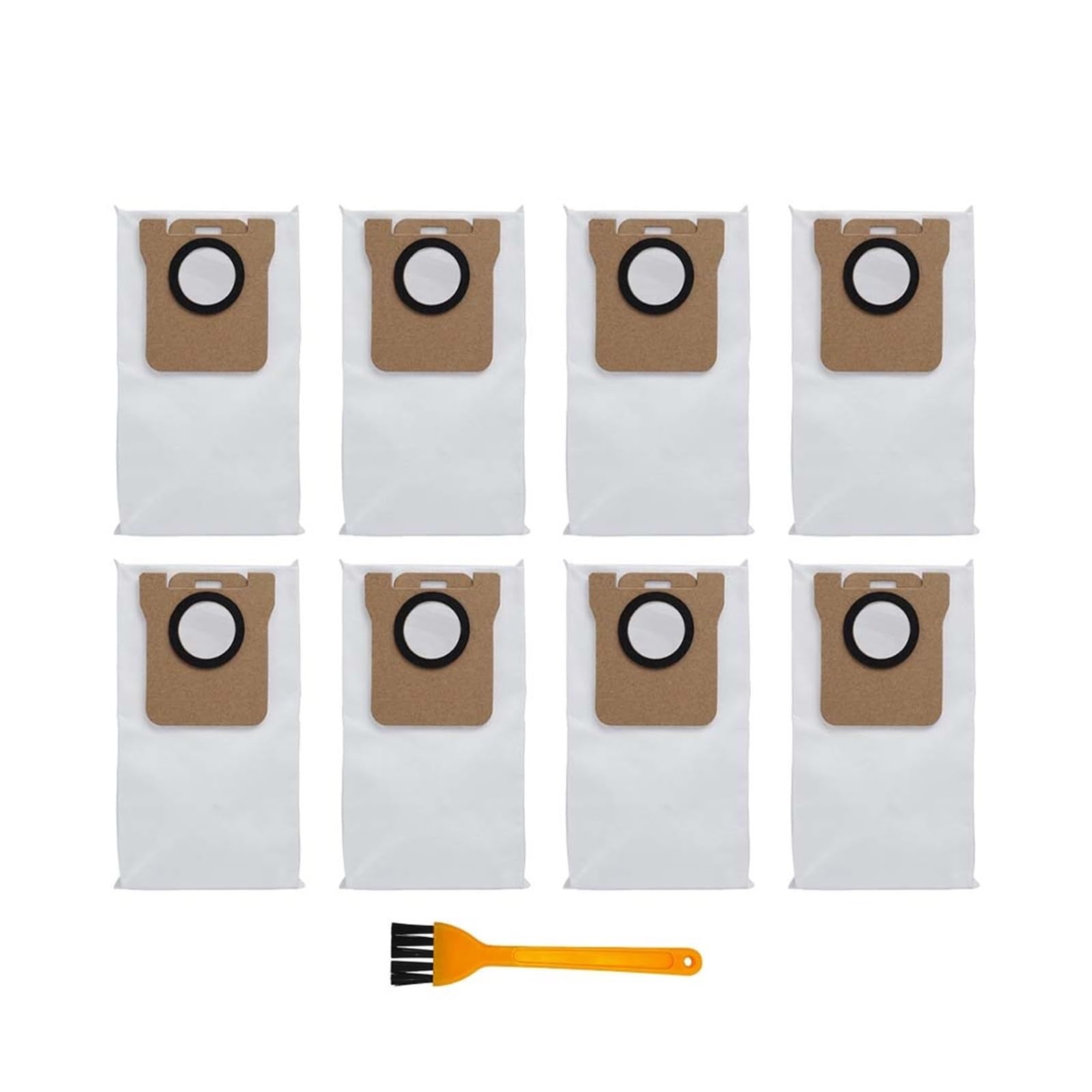 Staubsauger-Ersatzzubehör, Hauptseitenbürste, HEPA-Filter, Mopp, Staubbeutel.Kompatibel mit Dream Bot D10 Plus RLS3D (Color : 8 Dust Bags)