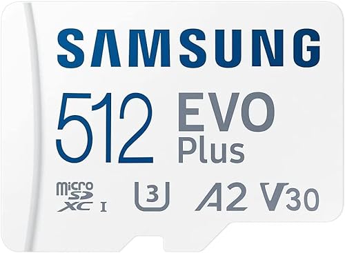 512GB Micro-SD Speicherkarte für Samsung Tab S7, S7+, S7 FE, Tab S6 lite, A7, A7 lite, Tab A8 Tablet PC + Digi Wipe Cleaning Cloth