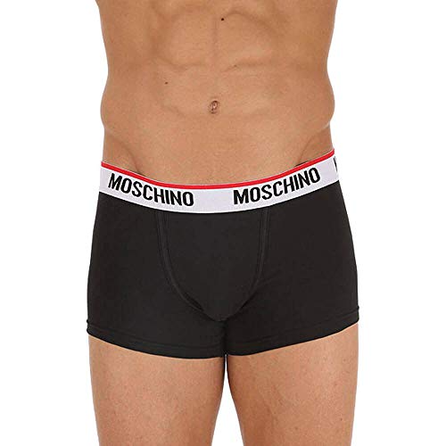 Moschino Underwear 2 Pack Band Logo Boxer Shorts in Black S