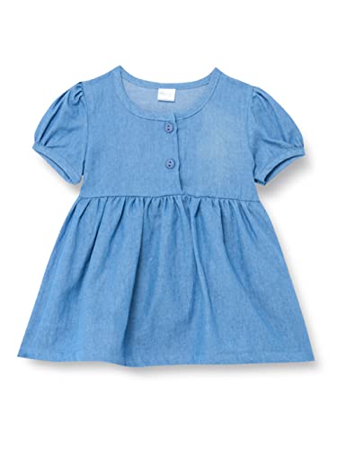 Pinokio Dress Summer Mood, 100% Cotton, Blue Jeans, Girls 62-104 (86)