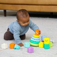 Infantino Sensorische Bauklötze, Stapelspielzeug & Tiere