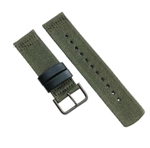 SpaRcz Armband Nylon-Canvas-Armband.Verschleißfest, Farbe 3, 24mm