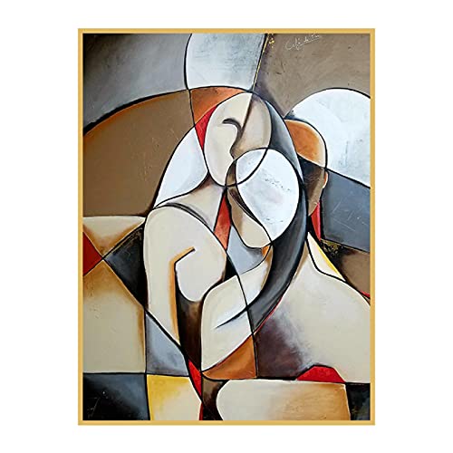 Abstrakte Charakter Bild Dekoration Wandbild Picasso Poster Leinwand Malerei und Raumwand Kunstdrucke für moderne Wohnkultur 70x100cm Rahmenlos