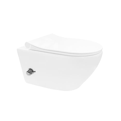 Spülrandlos Hänge Dusch Wand WC integrierte Armatur Taharet/Bidet Toilette