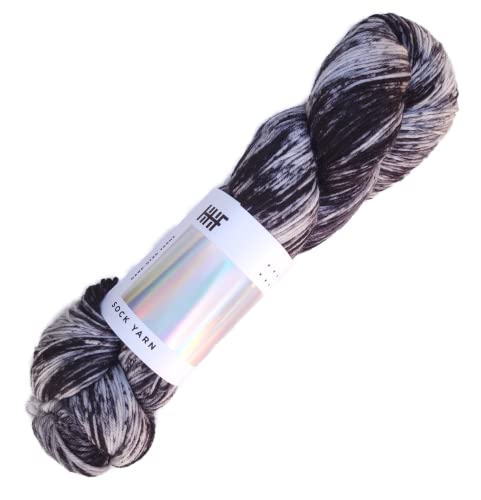 Hedgehog Fibres Sock Yarn | Sockenwolle handgefärbt | handgefärbte Wolle mulesingfrei | 100g ~ 400m | Merinowolle handgefärbt (Orca)