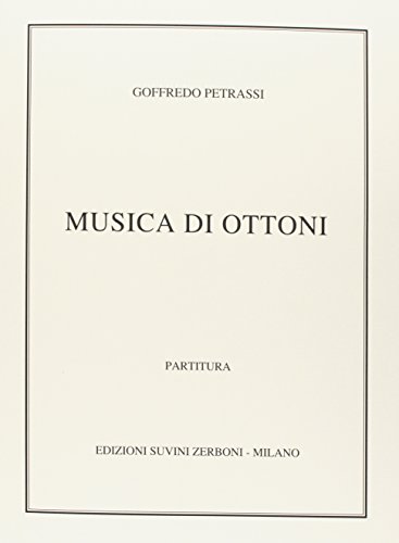 Goffredo Petrassi-Musica Di Ottoni-Blechbläserensemble-SCORE