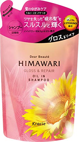 Dear Beaute HIMAWARI Oil In Shampoo 360ml - Gloss & Repair - Refill