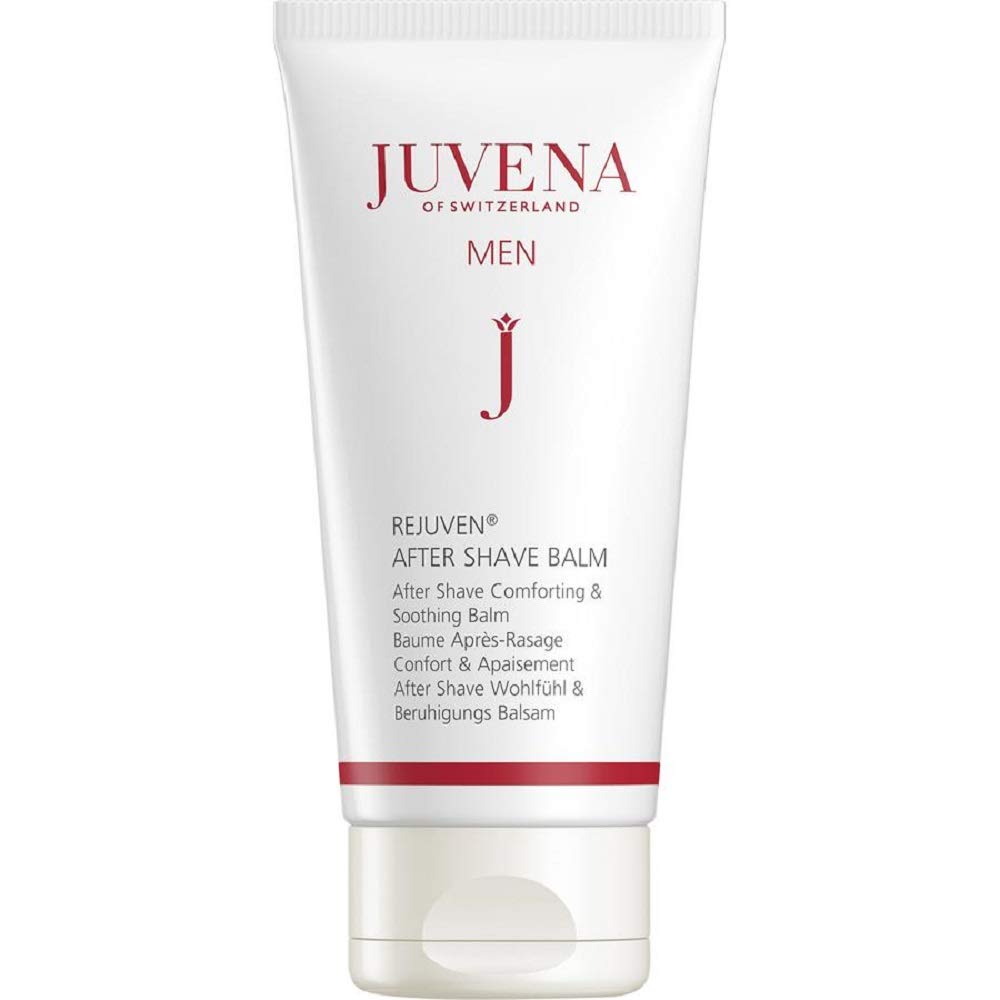 Juvena After Shave Compforting & Soothing Balm 75 ml – Tiefenwirksame Creme für nach der Rasur- Beruhigend & Feuchtigkeitsspendend – Mit Babassuöl & Johannisbeerextrakt – Für alle Hauttypen
