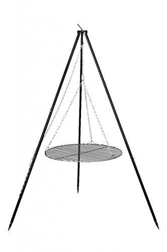 FARMCOOK Schwenkgrill NOBEL Dreibein mit Grillrost aus Rohstahl in 4 Größen (Ø 70 cm)