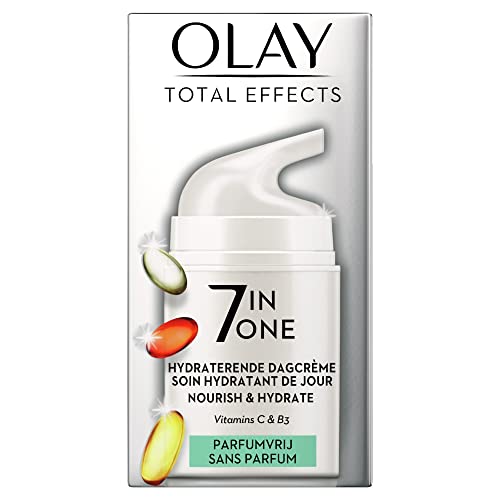 Olaz - Total Effects 7in1 Feuchtigkeitsspendende Tagescreme, Parfümfrei - 50 ML