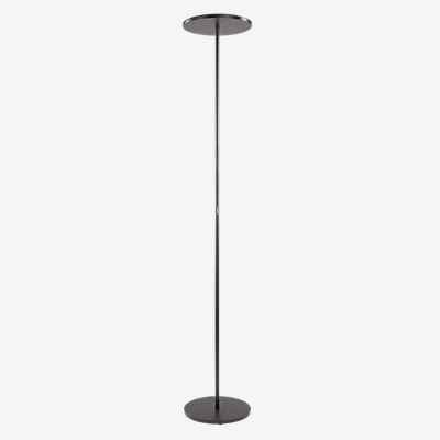 Artemide Athena Stehleuchte aus Stahl/Aluminium in der Farbe Schwarz 44W 3000K, Maße: 32cm x 32cm x 183cm, 1833030A