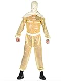 Latex Rubber Comfortable Transparent Men's Loose Jumpsuit Including Headgear, Racing Uniform Party Hand Customized 0.4mm XS-XXL,Clear,S