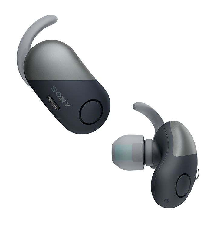 WF-SP700N In-Ear Bluetooth Kopfhörer Kabellos TWS 3 h Laufzeit IPX4 (Schwarz) (Schwarz) (Versandkostenfrei)