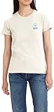 Levi's Damen The Perfect Tee Graphic TEES, Batwing Schoolyard Daisy Sunny, L