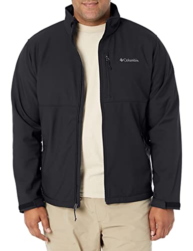 Columbia Herren Ascender Softshell Jacket, Water & Wind Resistant Shell-Jacke, schwarz, Groß