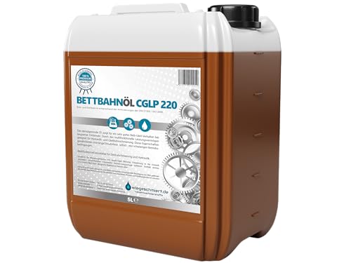Bettbahnöl Gleitbahnöl CGLP 220 nach DIN 51502 / ISO 3498 (5 Liter)