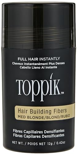TOPPIK Hair Building Fibers Medium Blonde, 1er Pack (1 x 12 g)