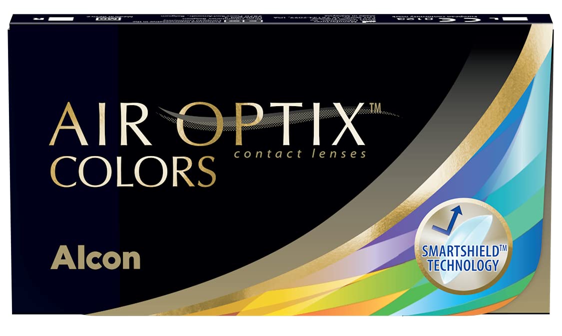 Air Optix Colors Honey Monatslinsen weich, 2 Stück, BC 8.6 mm, DIA 14.2 mm, -4 Dioptrien