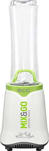 ECG SM 3510 Mix&Go Smoothie mixer, 350, Kunststoff, Weiß-grün